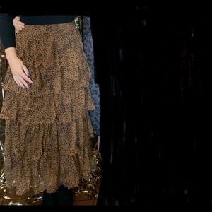 Redress Cheetah maxi skirt